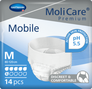 Molicare Hartmann 安加適 紙尿褲 Mobile Pants 中碼 金裝活動型 8 Drops 德國